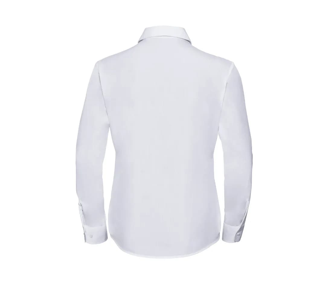 Chemisier en popeline manches longues femme