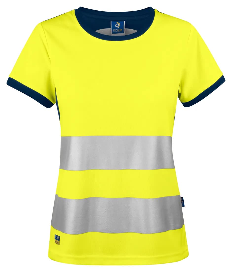 6012 Damen T-Shirt EN ISO 20471 Kl. 2