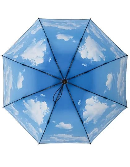 AC-Mini-Pocket Umbrella FARE®-Nature – Noir / Gris clair