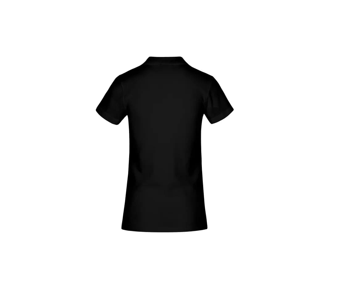 Women’s Superior Polo – Noir – vue de dos
