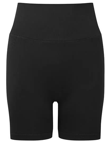 Women’s TriDri® Recycled Scrunch Shorts – Schwarz