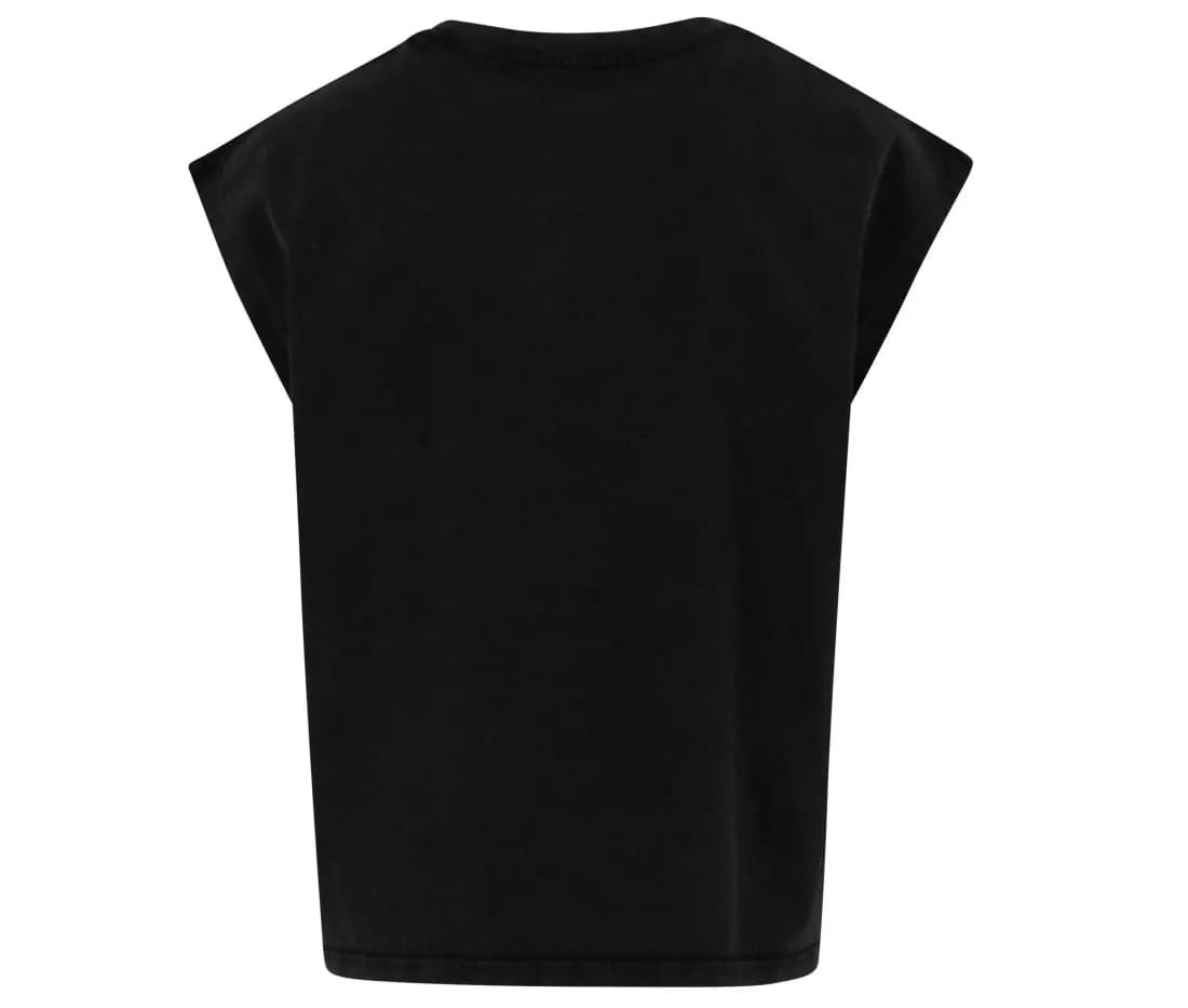 Vintage Cropped Heavy Sleeveless Tee