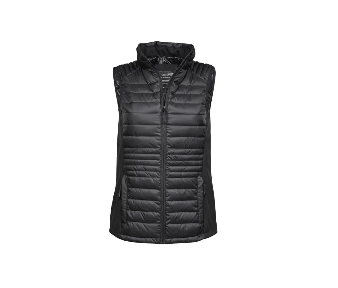 Damen Bodywarmer «Crossover» – Schwarz
