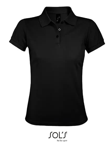 Women’s Polo Shirt Prime – Schwarz