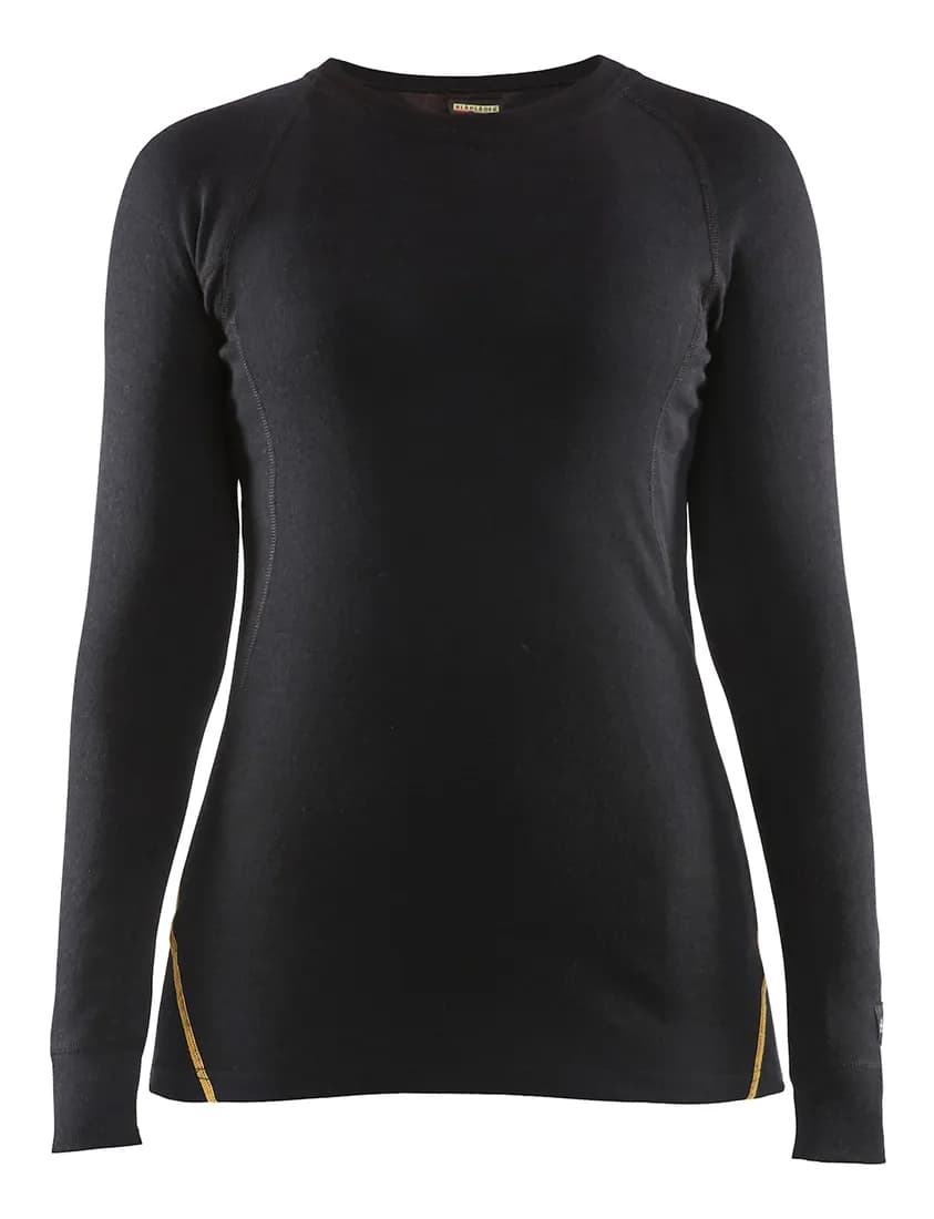 Damen Flammschutz Thermo-Shirt, 68% Merino
