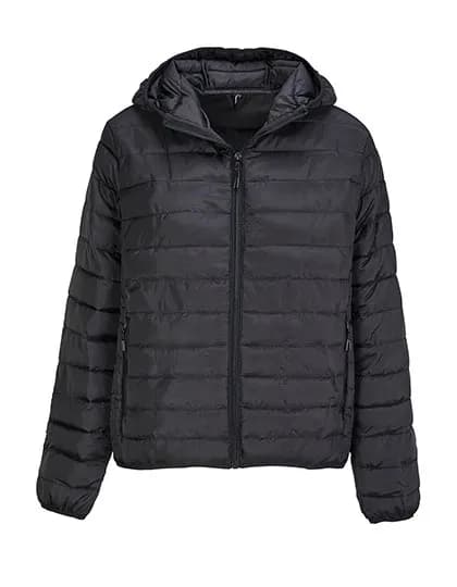 Women’s Stream Lightweight Hooded Padded Jacket – Noir