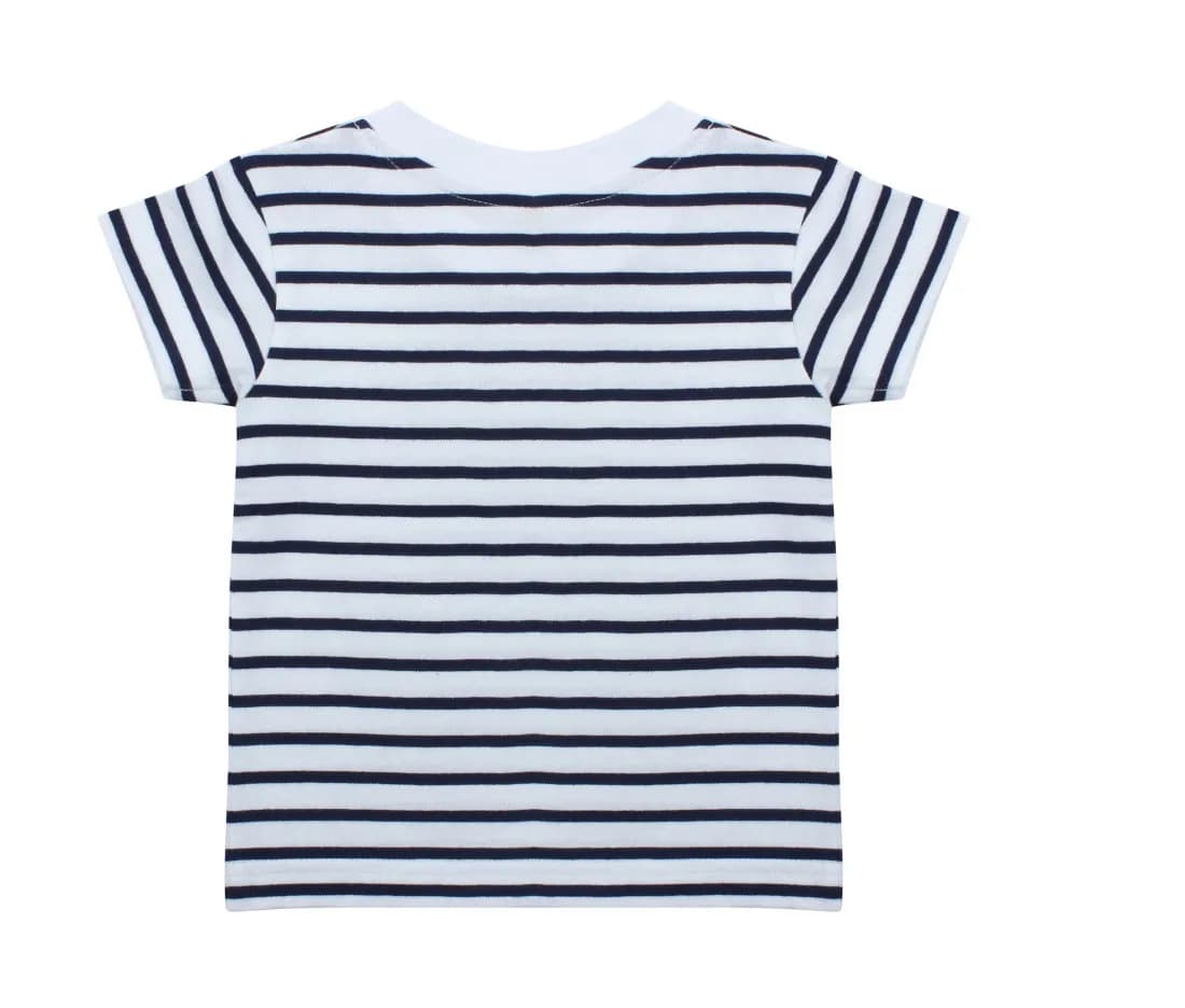 T-shirt rayé col rond enfant