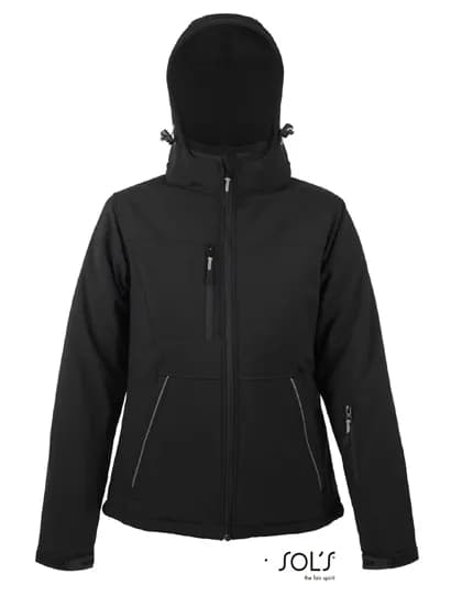 Women’s Rock Padded Softshell – Schwarz
