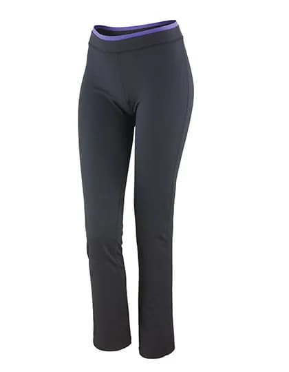 Women’s Fitness Trousers – Noir / Lilas