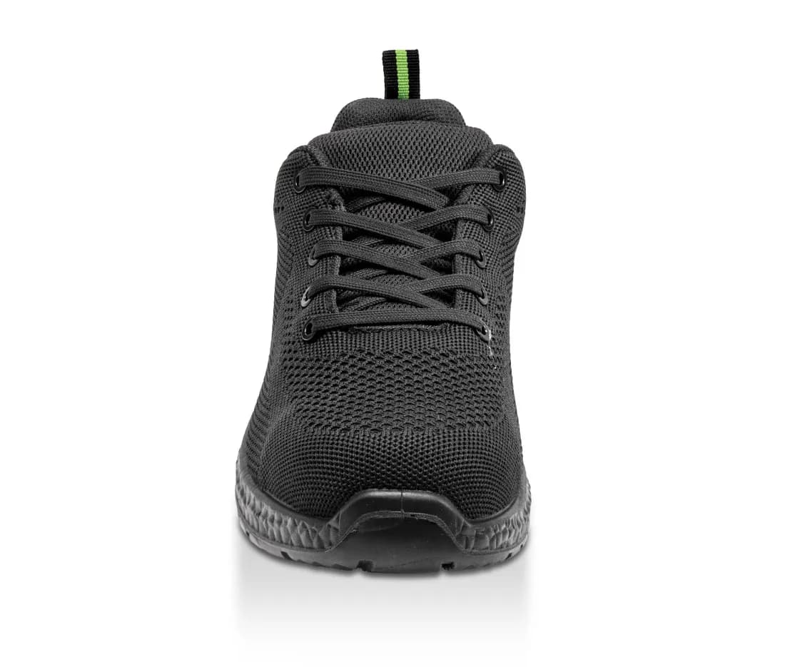 Recycelter Sicherheits-Sneaker – Schwarz