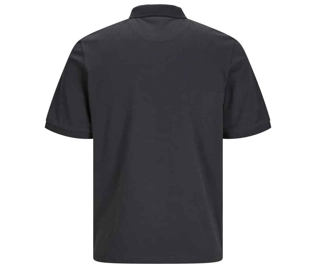 Unisex Poloshirt – Anthrazit – Rückansicht