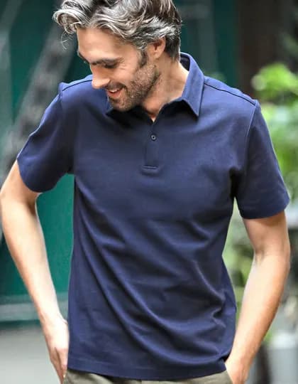 Men’s Mercerised Jersey Polo Shirt Relax Oscar