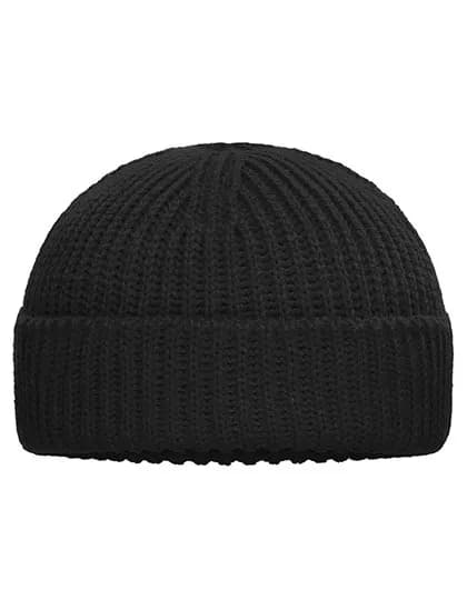 Fisherman Beanie – Schwarz