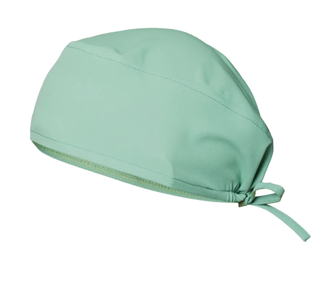 Bonnet sanitaire en microfibre – Vert clair