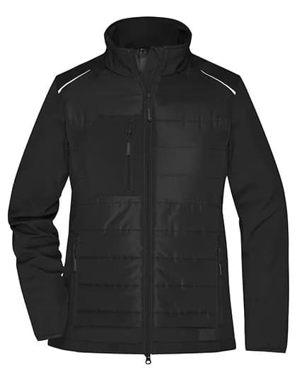 Ladies’ Hybrid Jacket – Schwarz