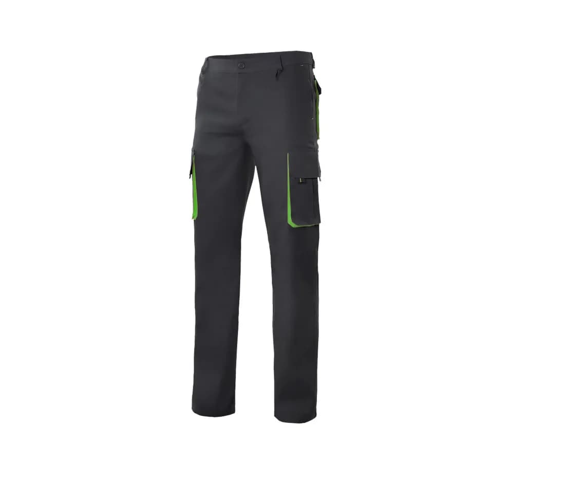Zweifarbige Multi Pocket Arbeitshose