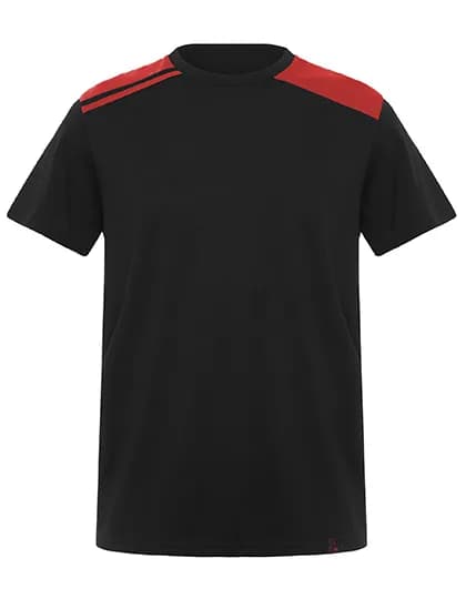 T-Shirt Expedition – Schwarz / Rot