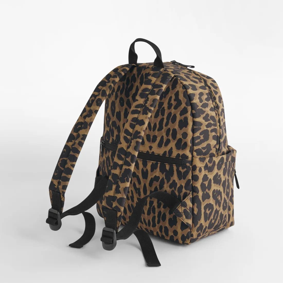 Mini sac à dos imprimé léopard