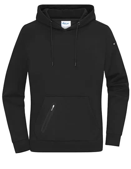 Ladies’ Hoody Interlock – Schwarz