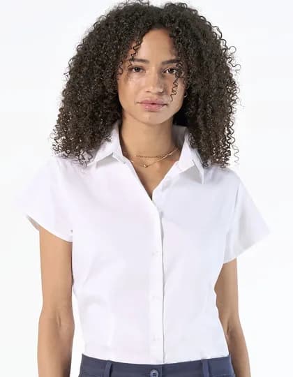 Women’s Stretch-Blouse Excess Short Sleeve