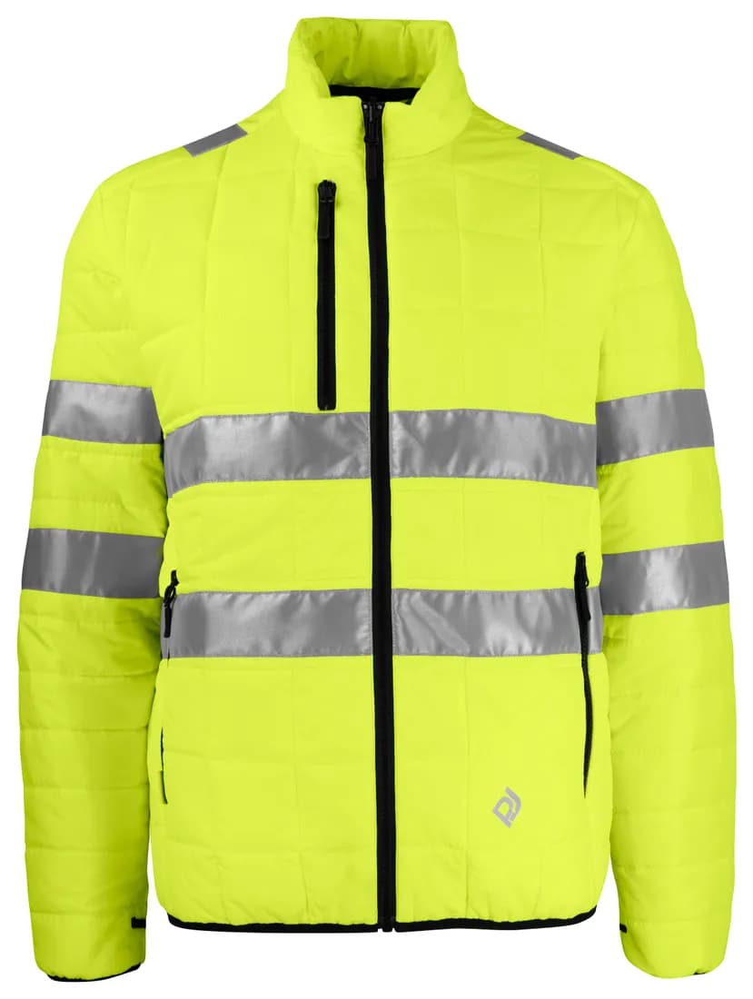 6444 Gesteppte Leichte Jacke - Zip in Innen Jacke EN ISO 20471 Klasse 3