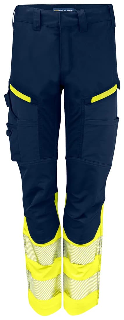 6538 Damen Stretch Arbeitshose EN ISO 20471 Klasse 1
