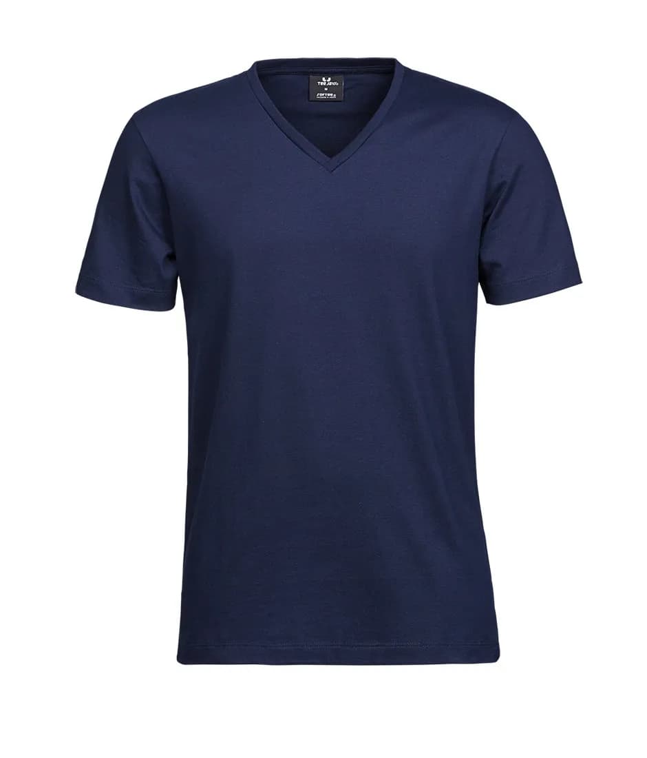 Fashion V-Neck Sof Tee – Marine