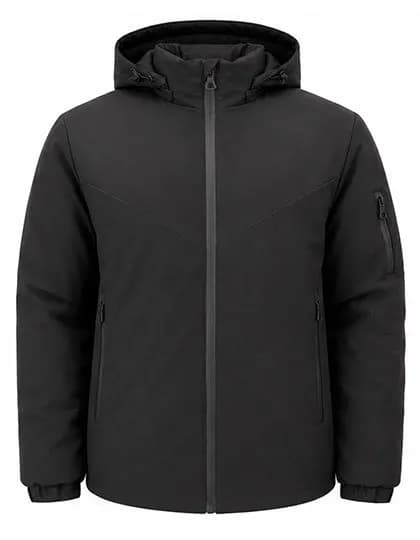 Men’s High Performance Winter Softshell Jacket – Schwarz