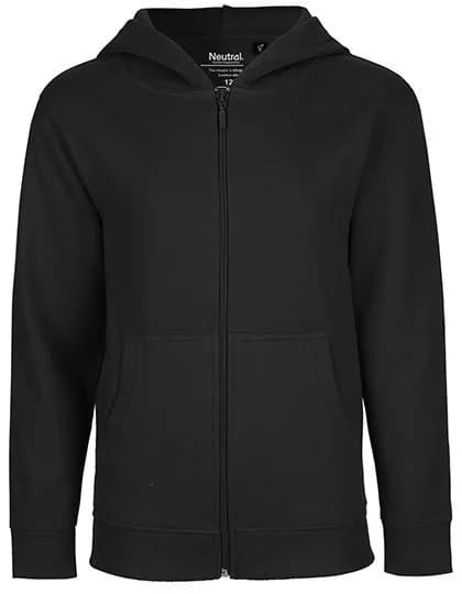 Kids’ Zip Hoodie – Schwarz