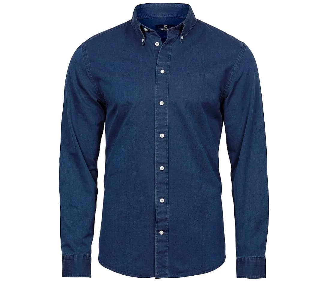 Casual Twill Shirt – Indigo