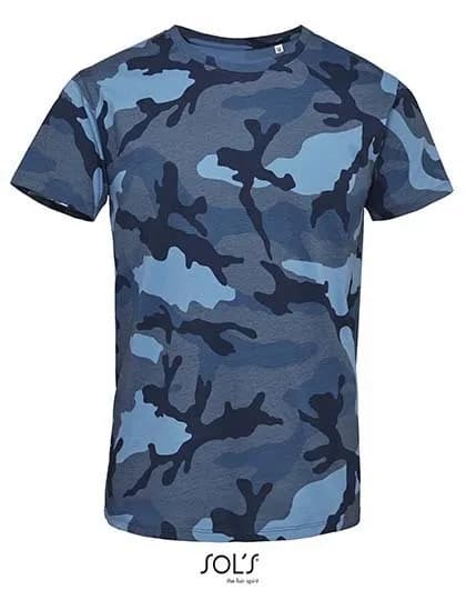 Men’s Camo T-Shirt – Blau