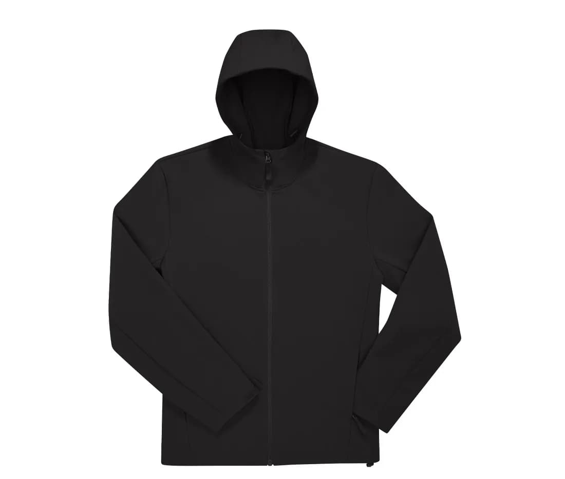 Veste softshell à capuche «Reset» – Noir