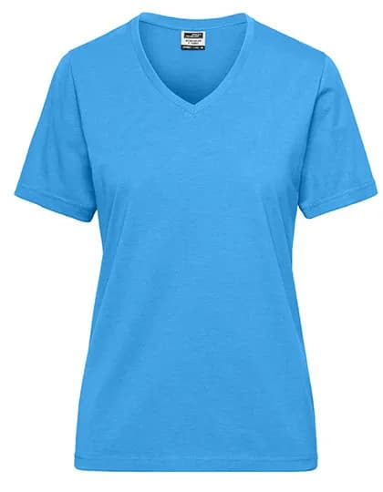 Ladies’ Bio Workwear T-Shirt – Türkis (Aqua)