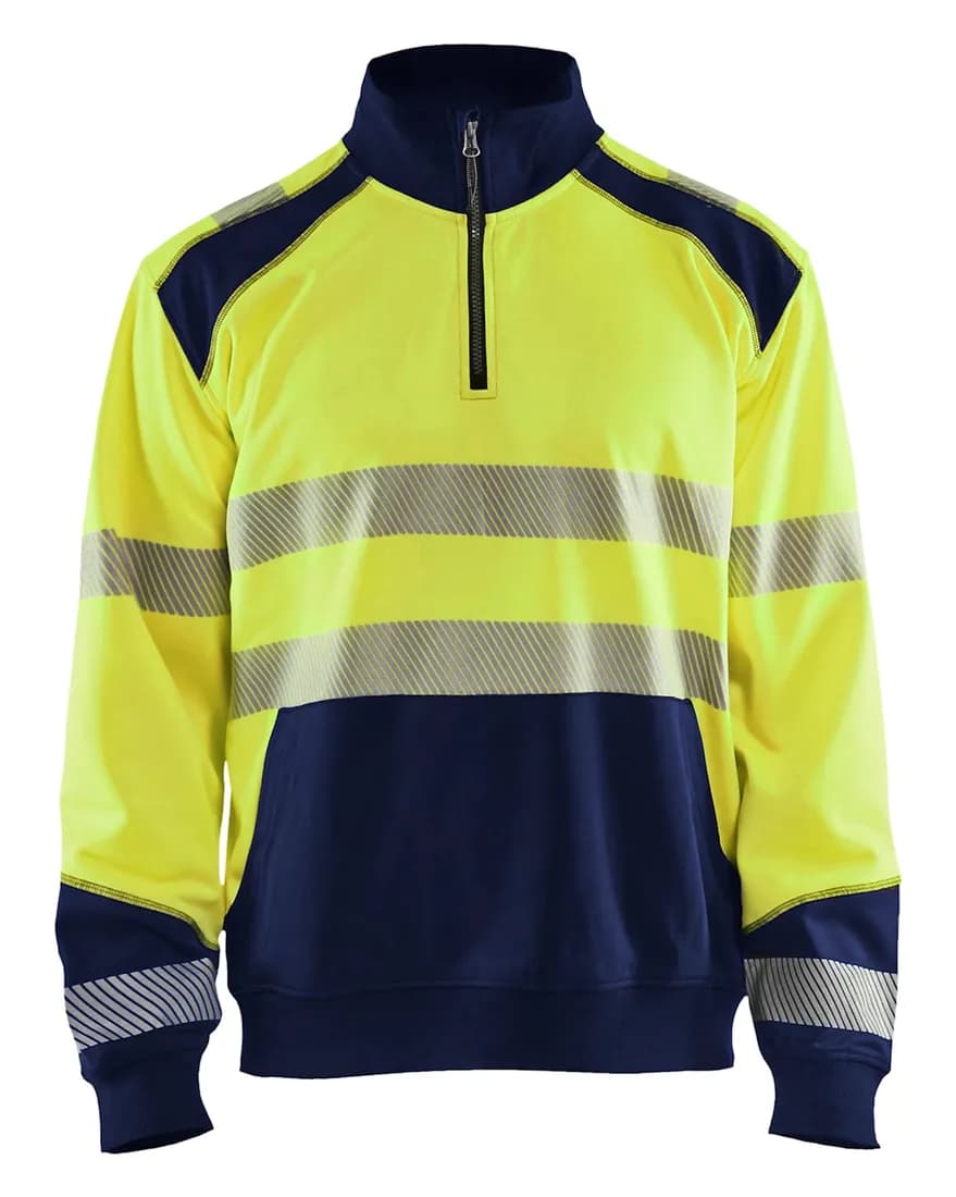 Sweat col camionneur haute-visibilité