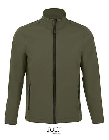Men’s Softshell Zip Jacket Race – Oliv