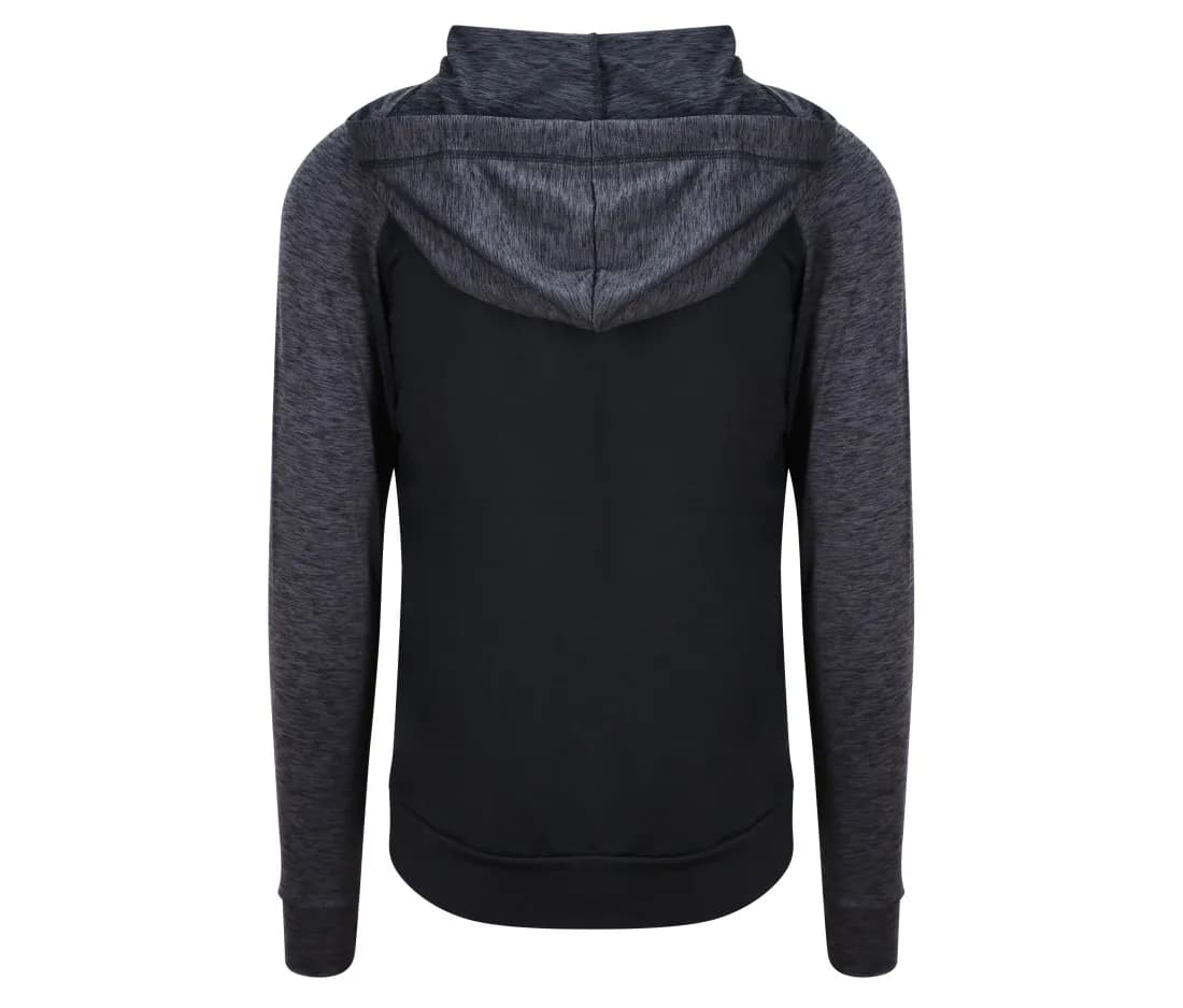 Herren Sport-Hoodie «Cool Contrast» mit Reissverschluss