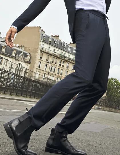 Men’s Elasticated Waist Suit Trousers Germain