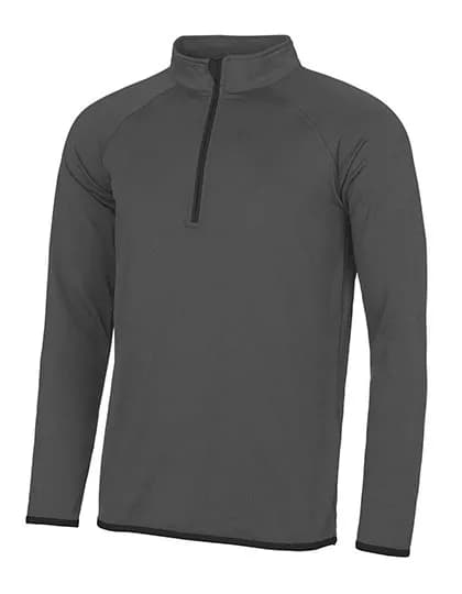 Men’s Cool 1/2 Zip Sweat – Anthrazit / Schwarz