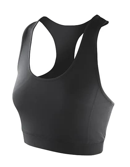Women’s Impact Softex® Crop Top – Schwarz