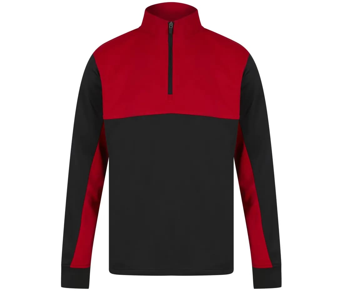 Trainingsjacke mit 1/4-Reissverschluss