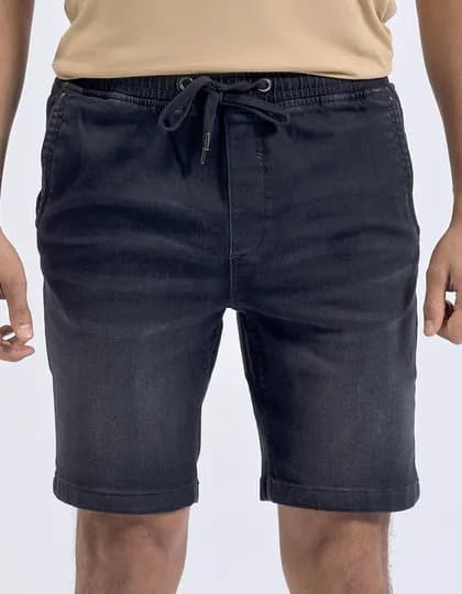 Men’s Denim Drawstring Shorts