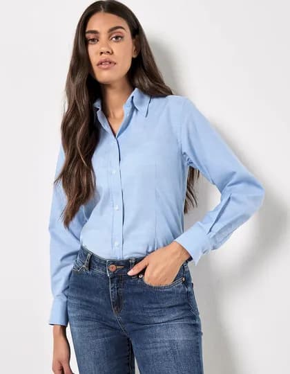 Women’s Tailored Fit Workwear Oxford Shirt Long Sleeve