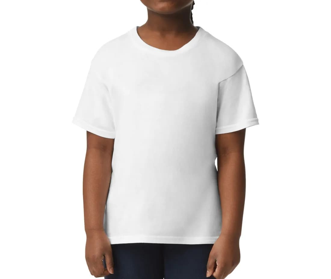 Kinder T-Shirt «Light Cotton» – Weiss