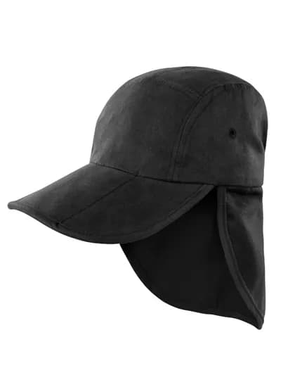 Fold Up Legionnaires Cap – Schwarz