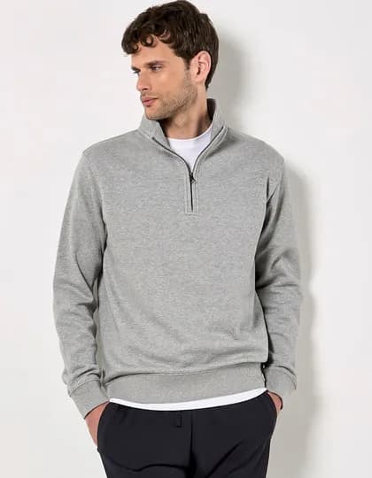 Regular Fit 1/4 Zip Sweatshirt