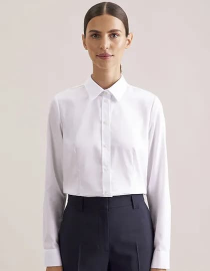 Women’s Blouse Regular Fit Fine Twill Longsleeve