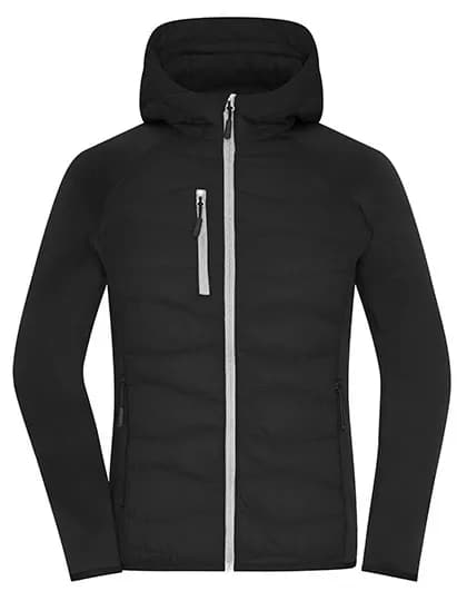 Ladies’ Hybrid Jacket – Schwarz
