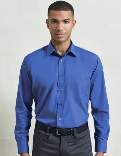 Men’s Poplin Long Sleeve Shirt