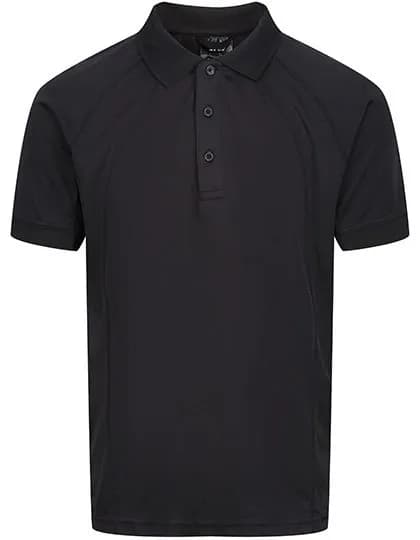 Coolweave Wicking Polo – Schwarz