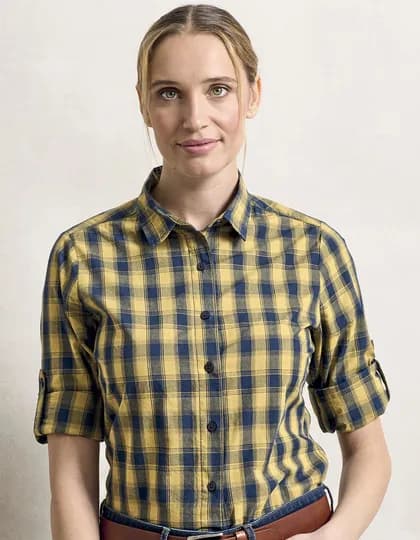 Women’s Mulligan Check Cotton Long Sleeve Shirt